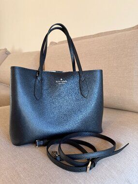 Kate Spade Harper Satchel leather bag - gold color hardware